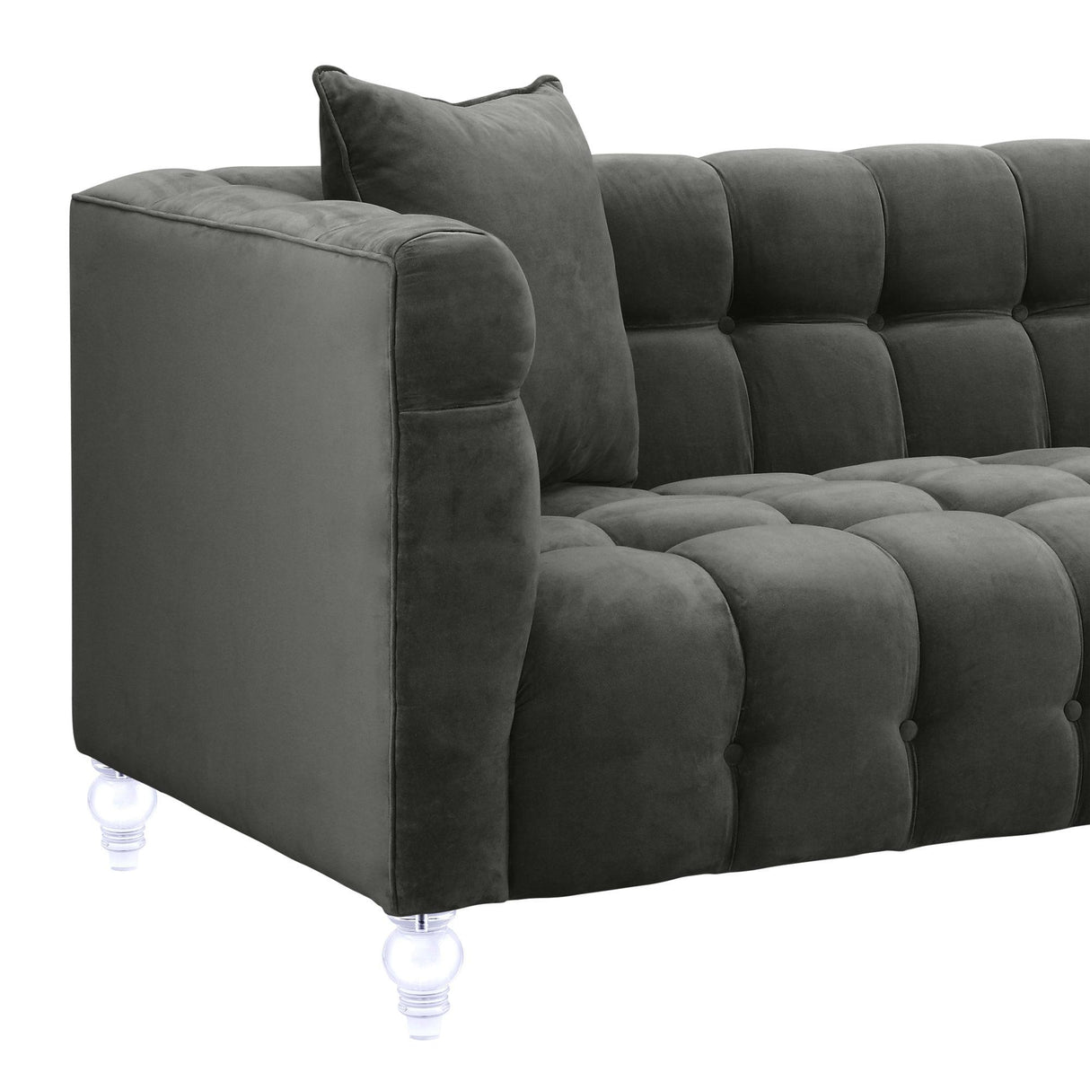 Bea 90.6" Velvet Tufted Sofa