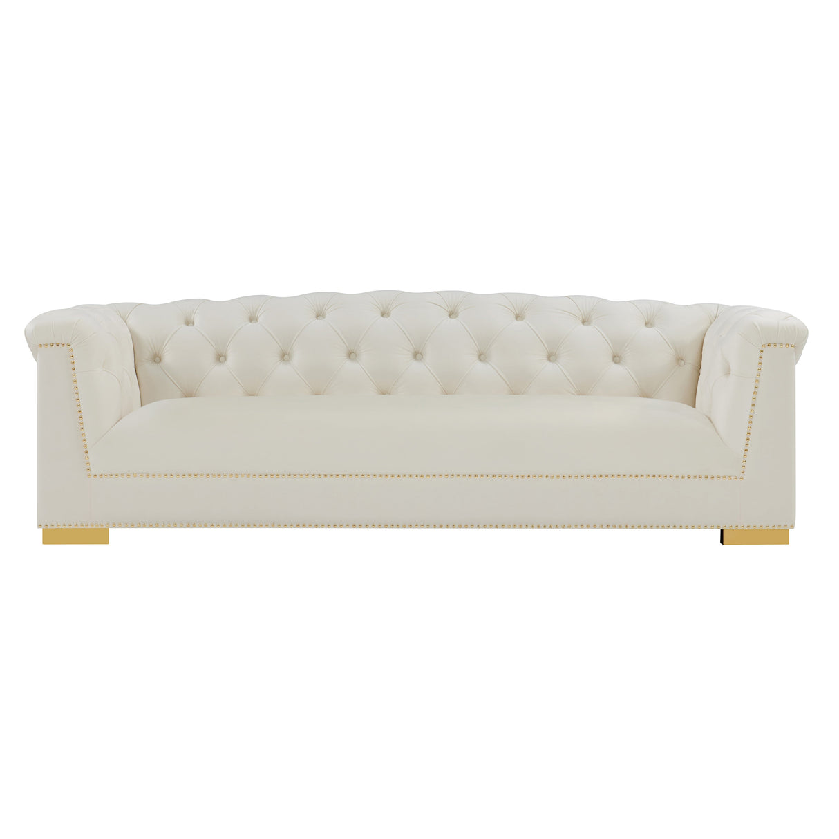 Farah 91" Velvet Sofa