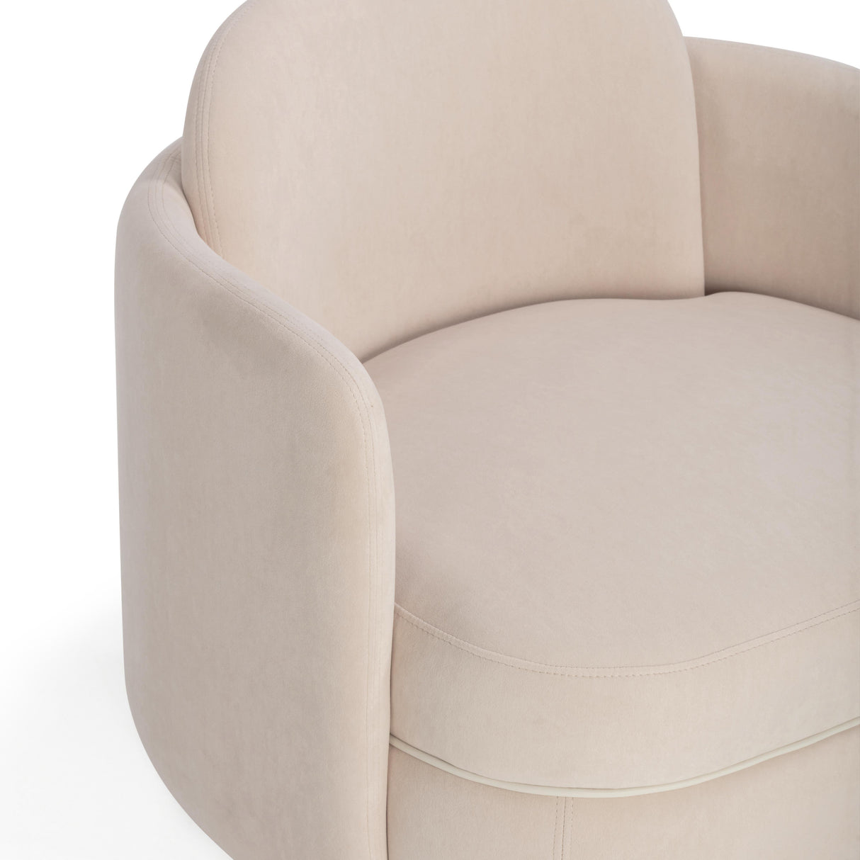 Wolfie Velvet Swivel Chair
