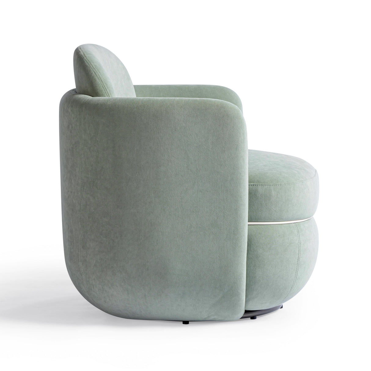 Wolfie Velvet Swivel Chair