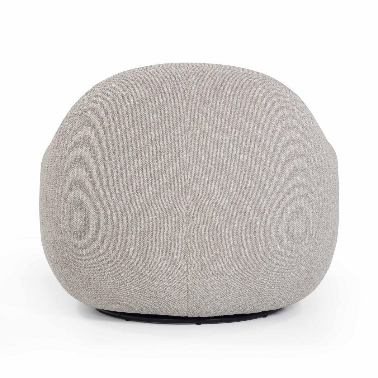 Tiago Warm Grey Boucle Swivel Chair