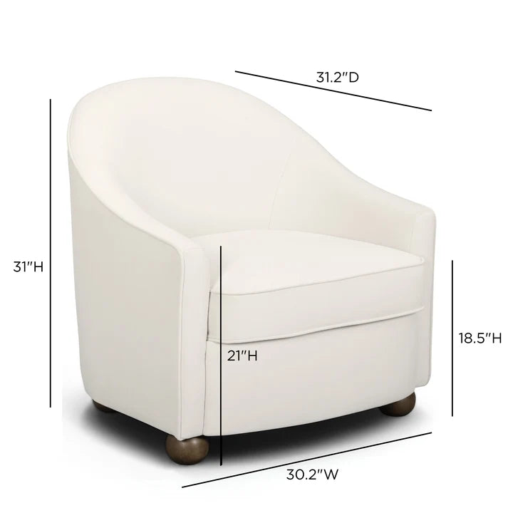Cettie Performance Velvet Accent Chair