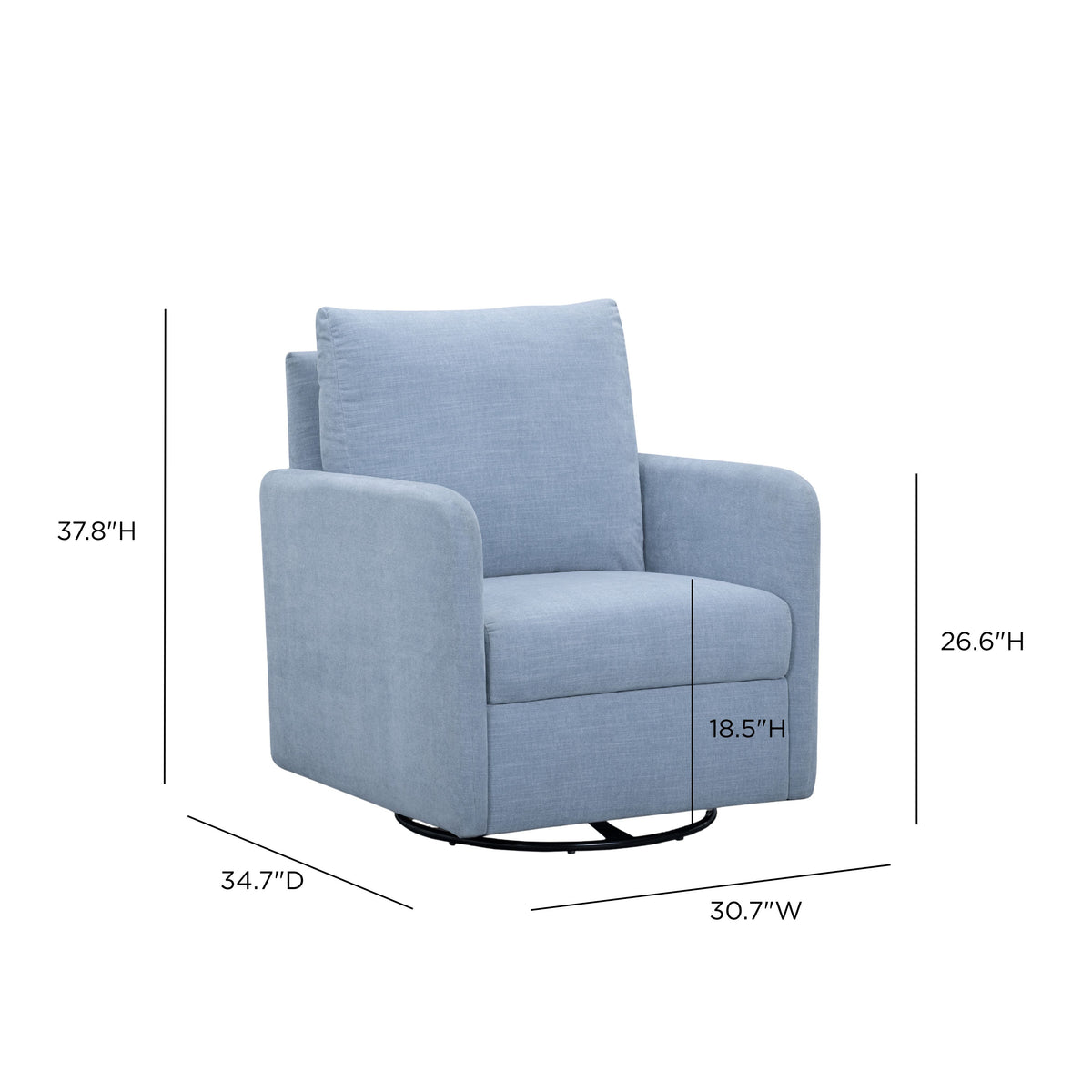Nancy Nursing Chair - View 8