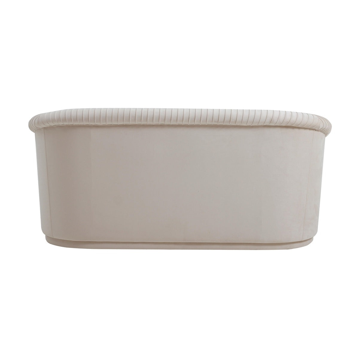 Yara 70" Pleated Velvet Loveseat