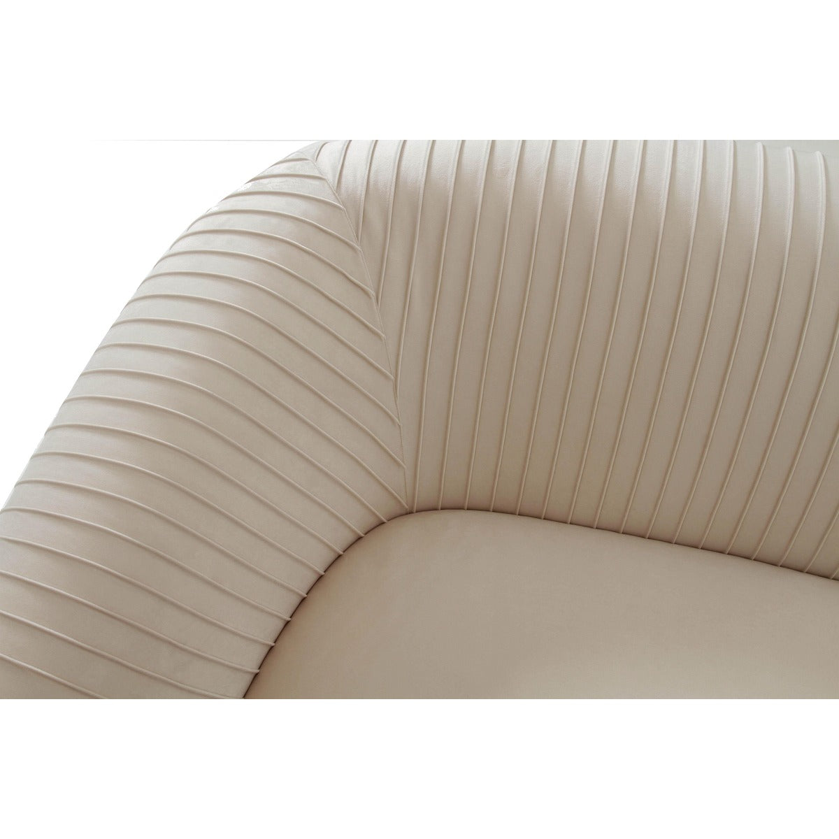 Yara 70" Pleated Velvet Loveseat