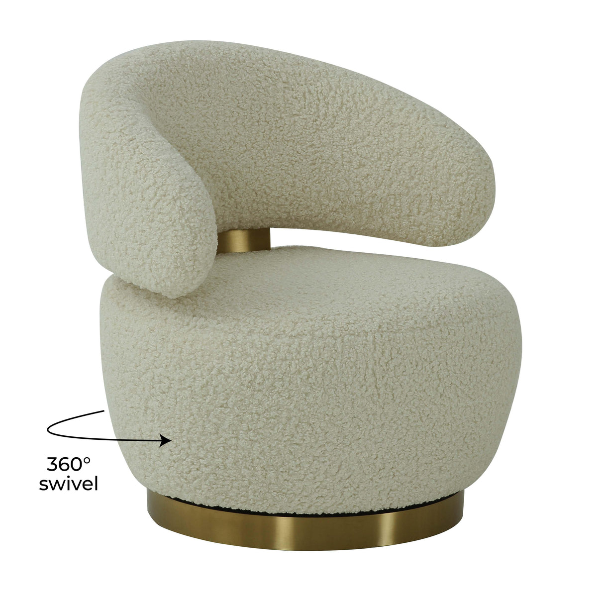 Austin Upholstered Swivel Chair