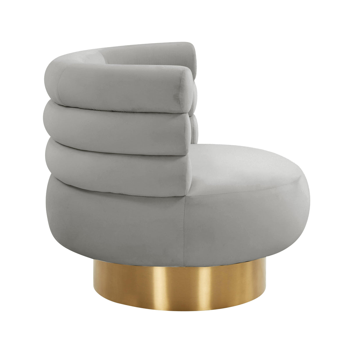 Naomi Velvet Swivel Chair