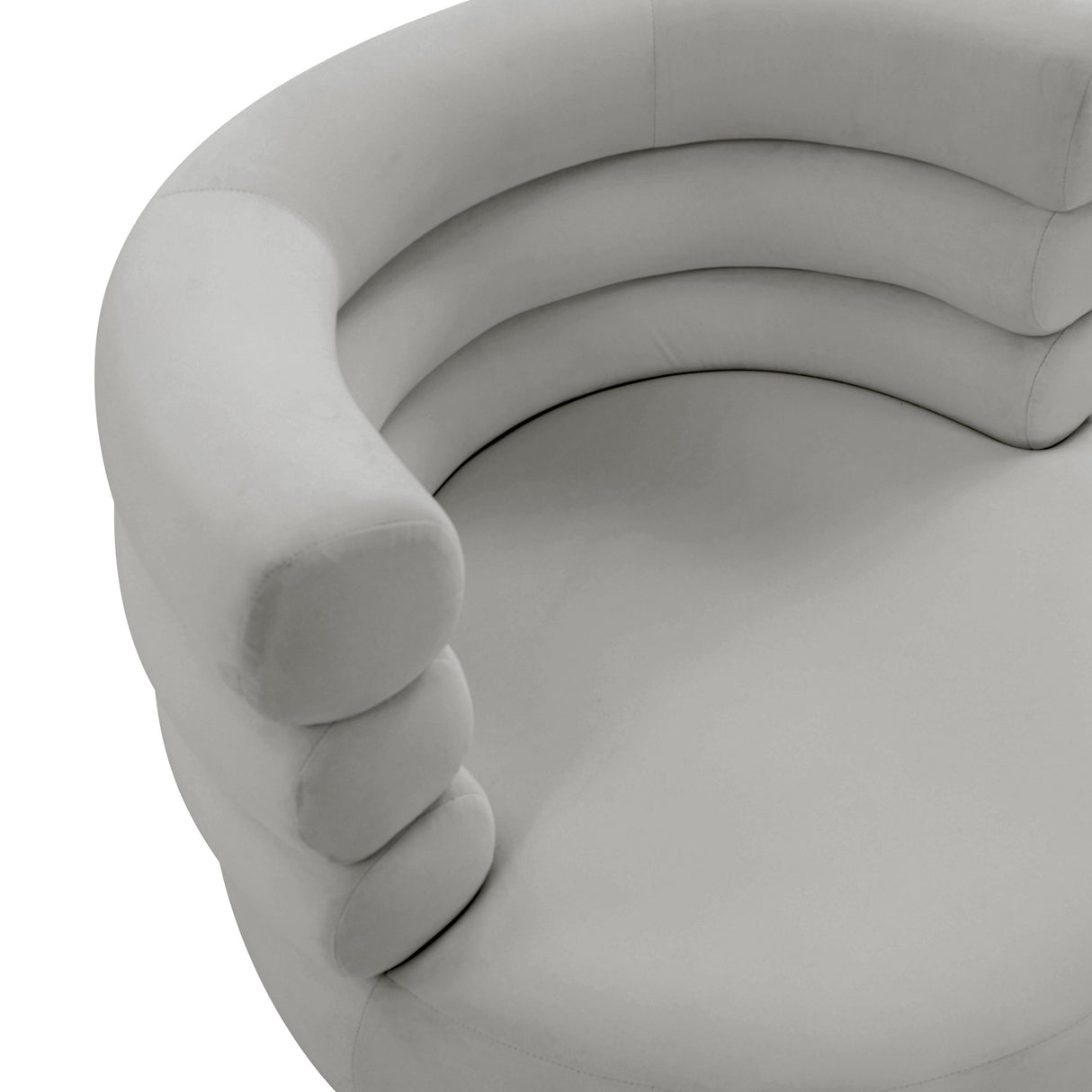 Naomi Velvet Swivel Chair