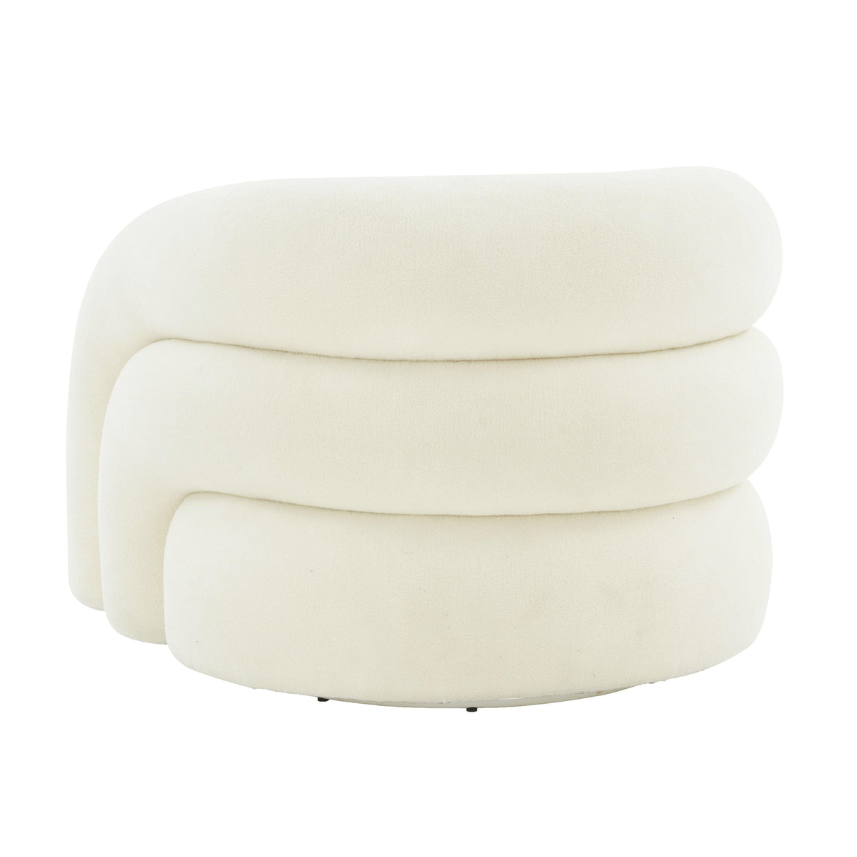Slipper Upholstered Swivel Chair