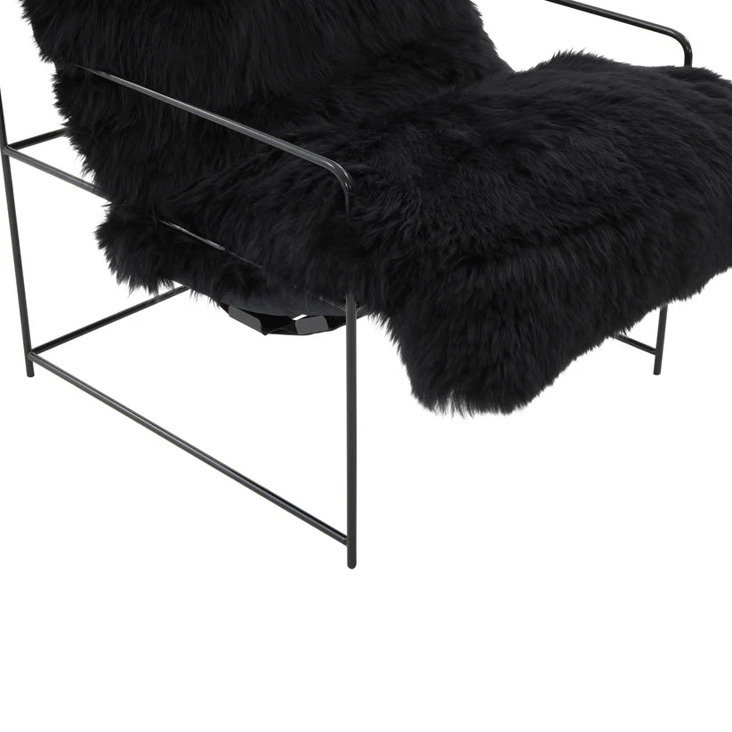 Kimi Natural Genuine Sheepskin Chair