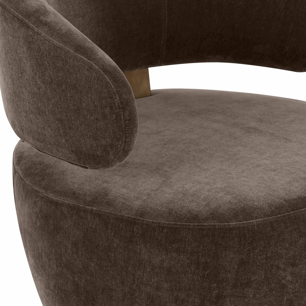 Austin Oat Recycled Fabric Swivel Chair