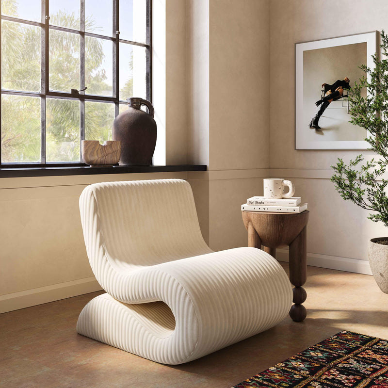 Senna Oversized Corduroy Accent Chair