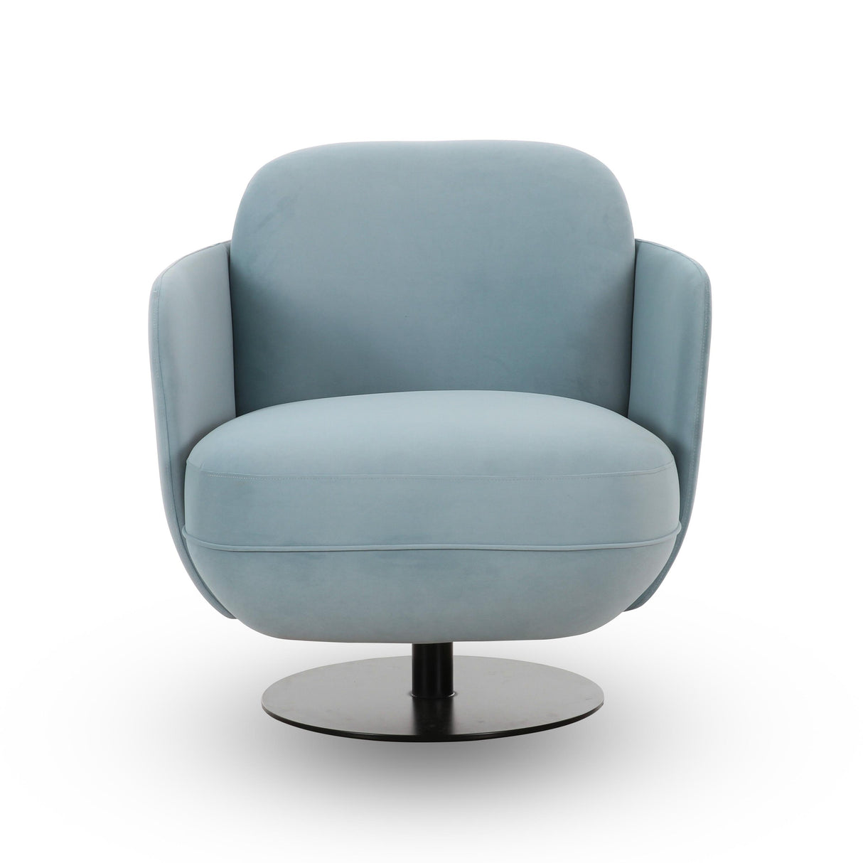 Solange Velvet Swivel Chair