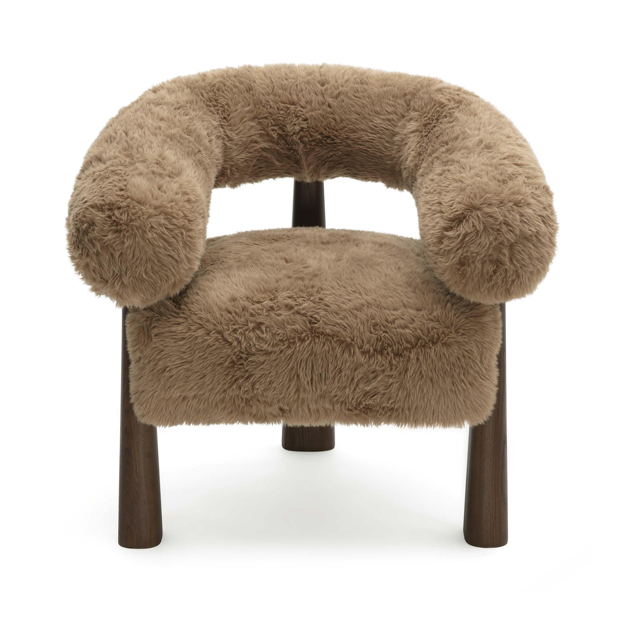 Spara Straight Vegan Shearling Accent Chair