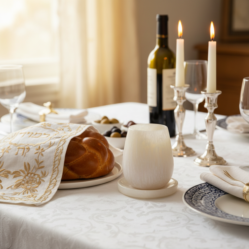 Rounded Resin Kiddush Cup