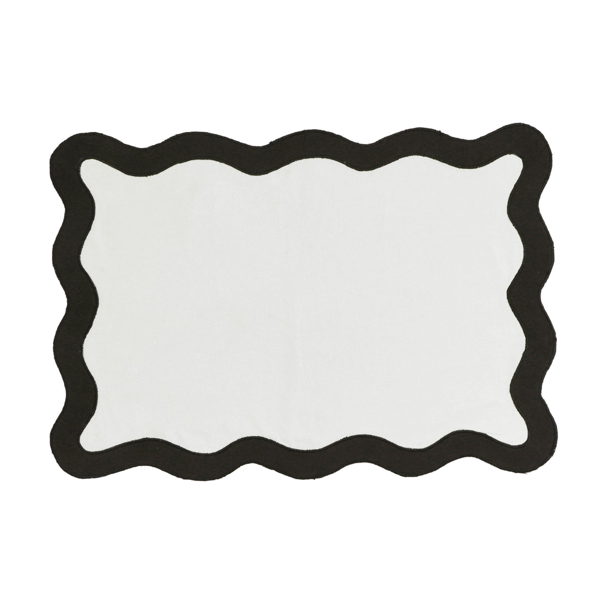 Scalloped Edge Cotton Placemat - Set of 4
