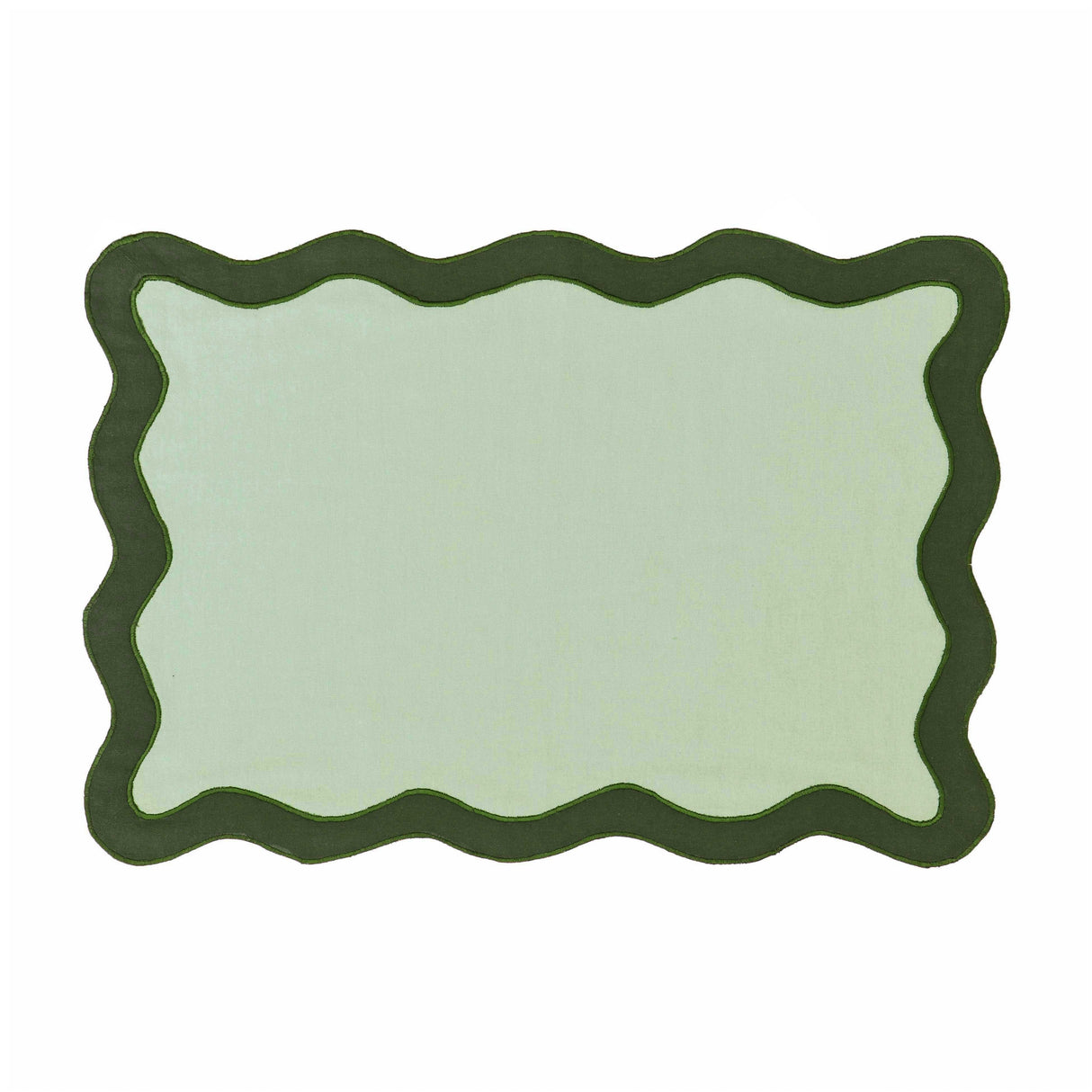 Scalloped Edge Cotton Placemat - Set of 4