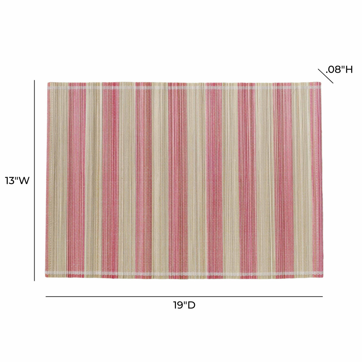 Jora Faded Bamboo Placemat - Set of 4