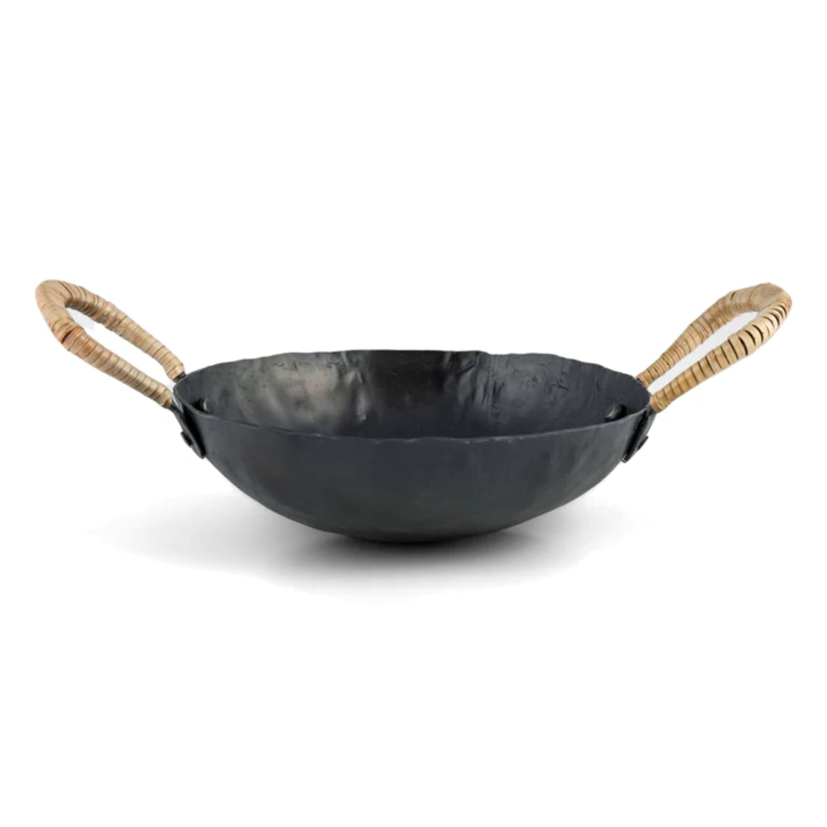 Verma Black Hammered Iron Catchall - View 3