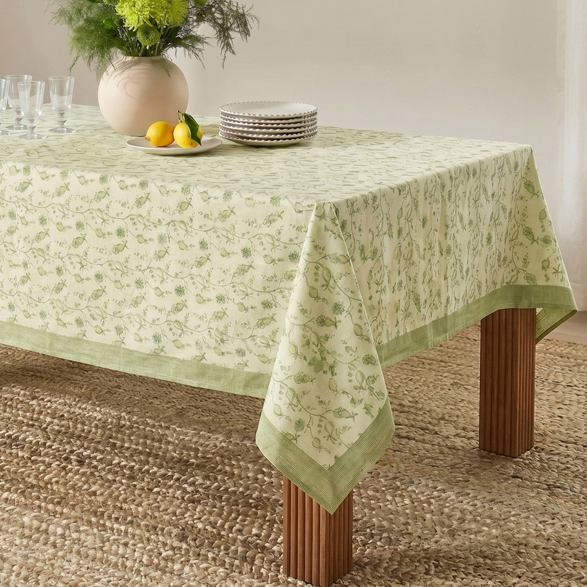 Dolce Natural Cotton Table Cloth - View 20