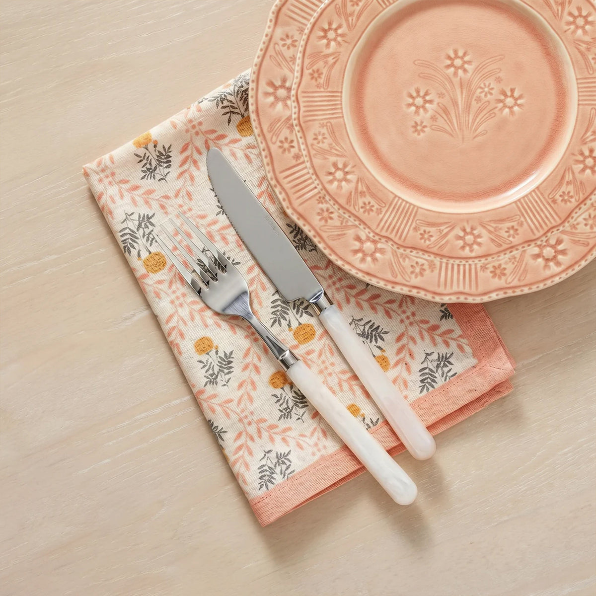 Dolce Natural Cotton Napkin - Set of 4 - View 14