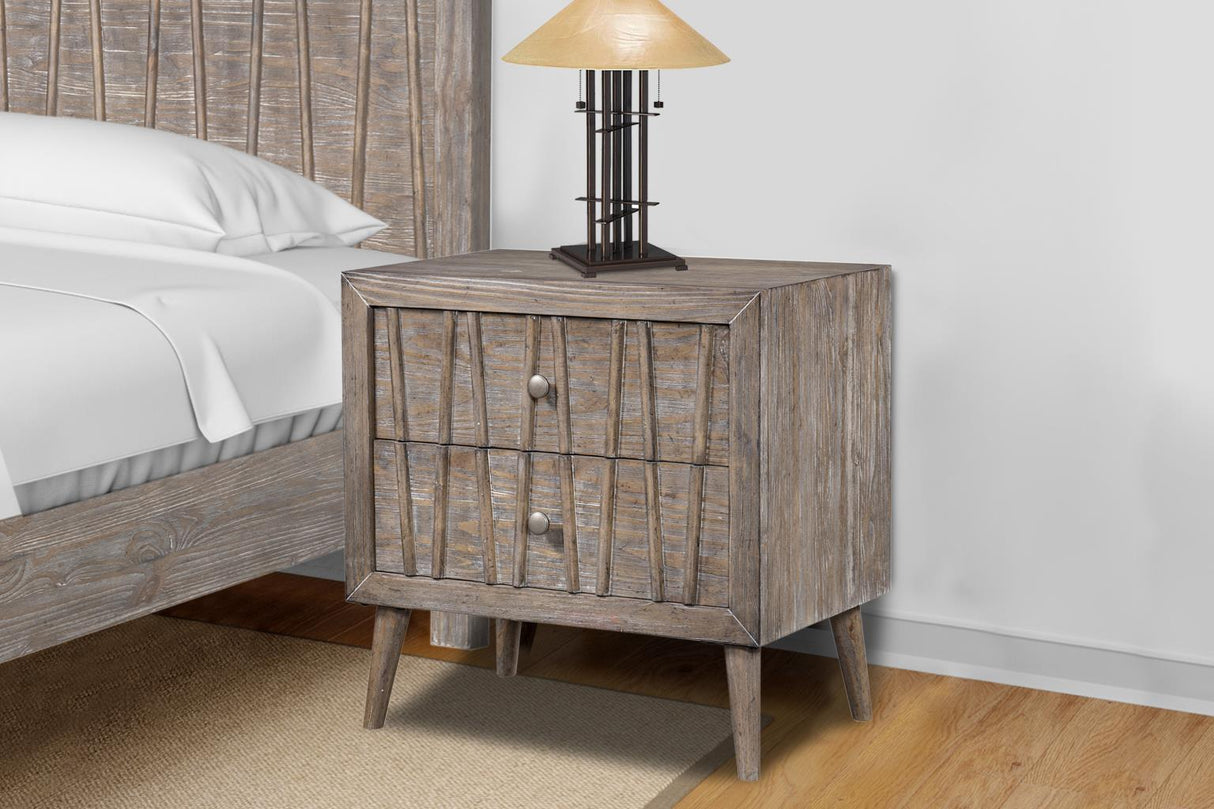 West Palm Solid Wood Bedroom Set with Bed, Dresser, Mirror & Chest