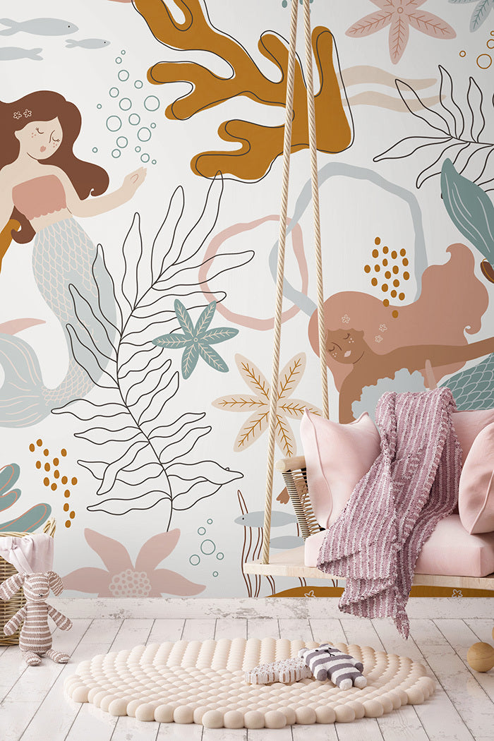 Galerie Day Dreamers Mermaids Wall Mural