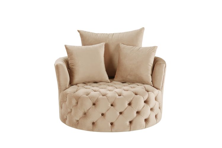 Zunyas Swivel Barrel Chair