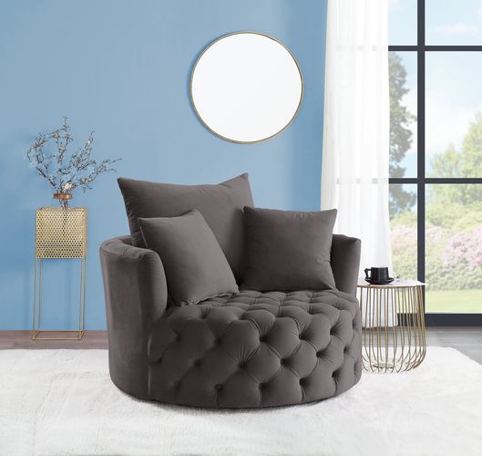Zunyas Swivel Barrel Chair