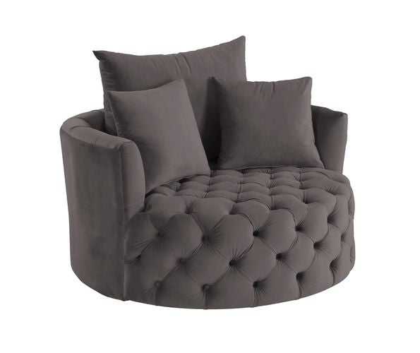 Zunyas Swivel Barrel Chair