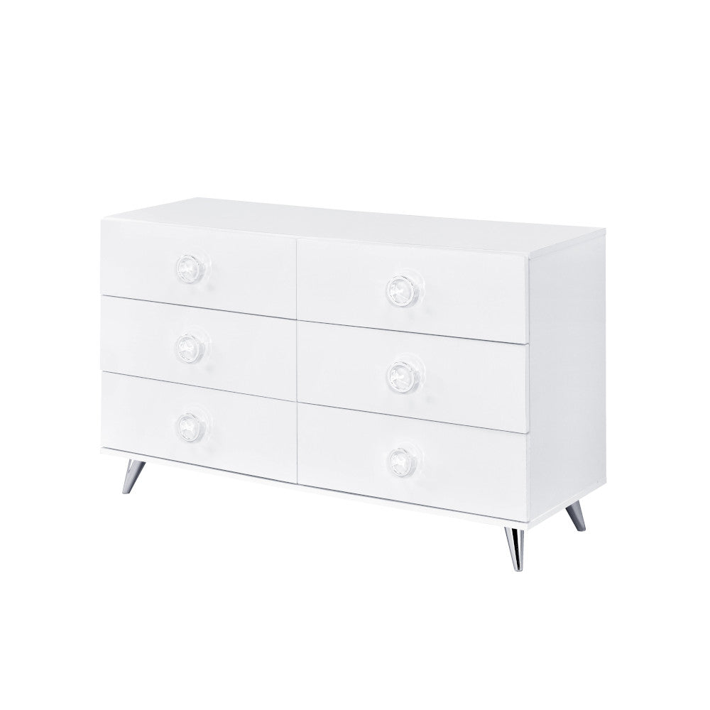 Perse Queen Storage Bed & Dresser