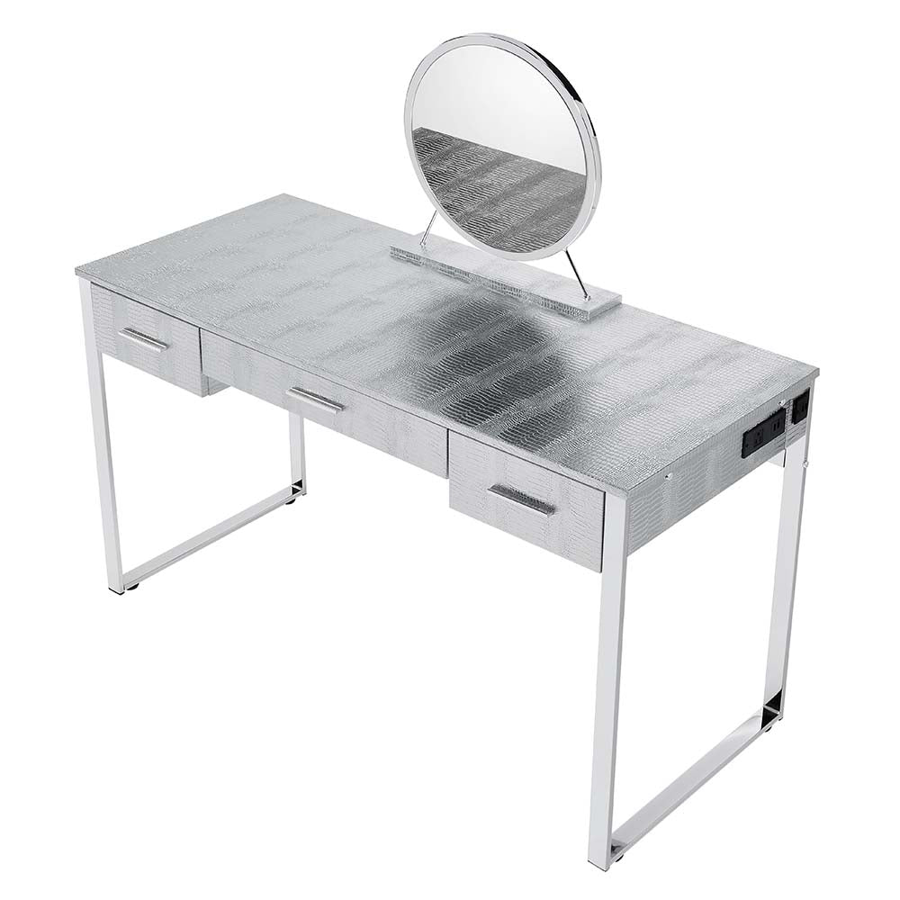 Myles Glam Vanity, Dresser & Jewelry Armoire