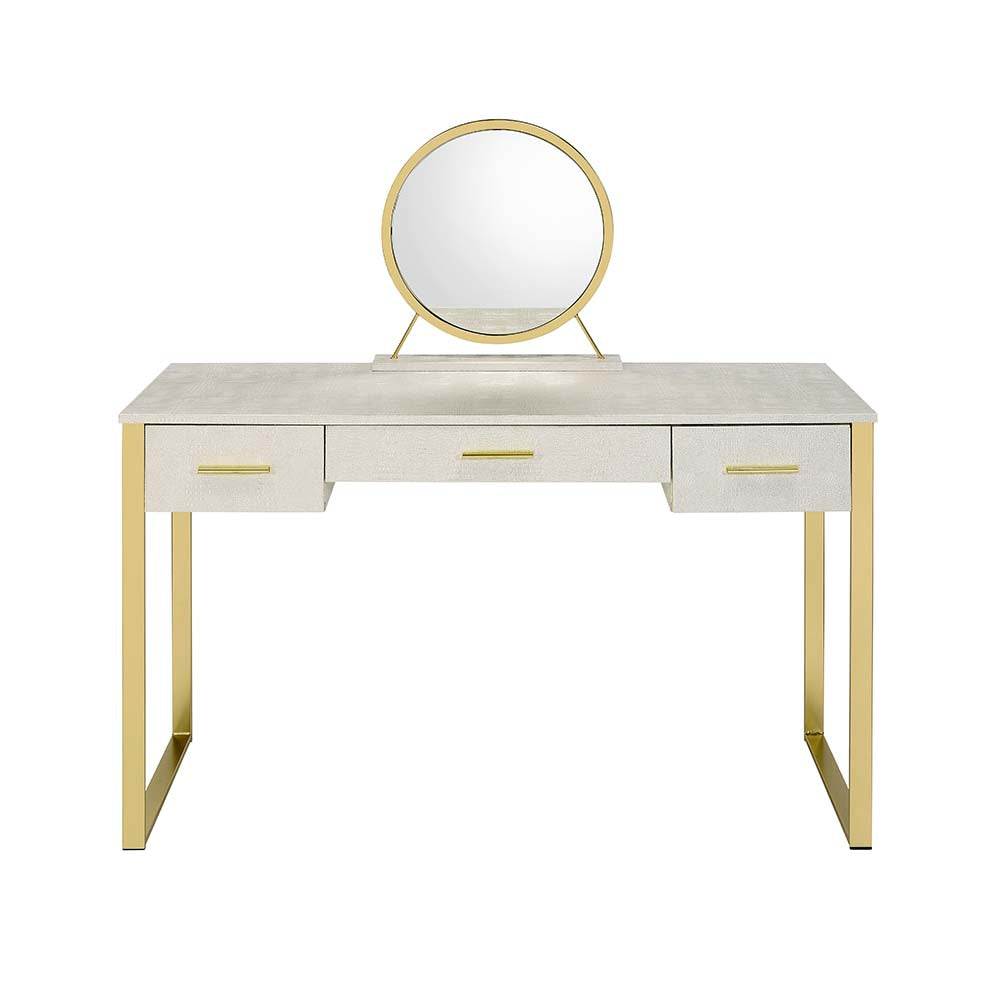 Myles Glam Vanity, Dresser & Jewelry Armoire