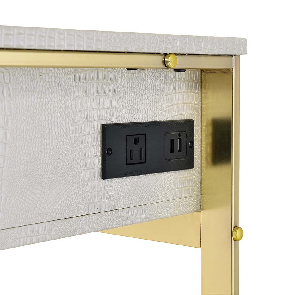 Myles Glam Vanity, Dresser & Jewelry Armoire