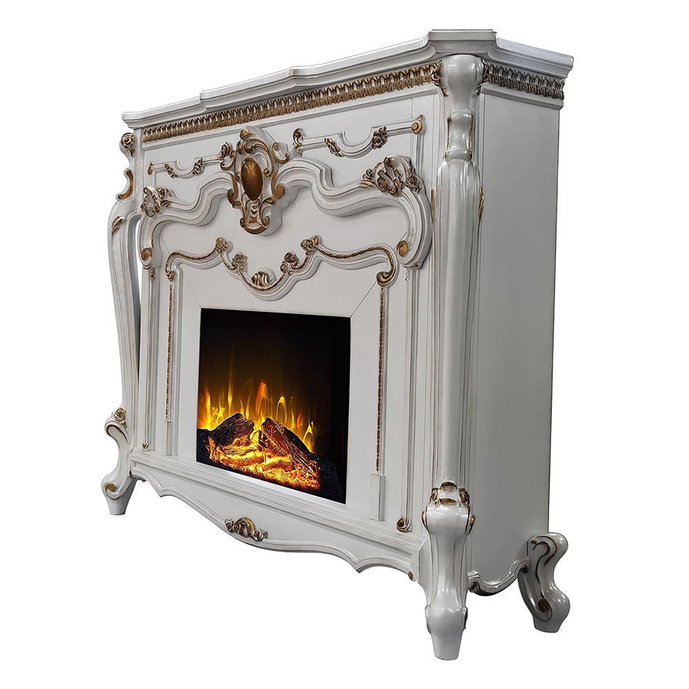 Picardy Entertainment Center, Fireplace, Mirror & Bench