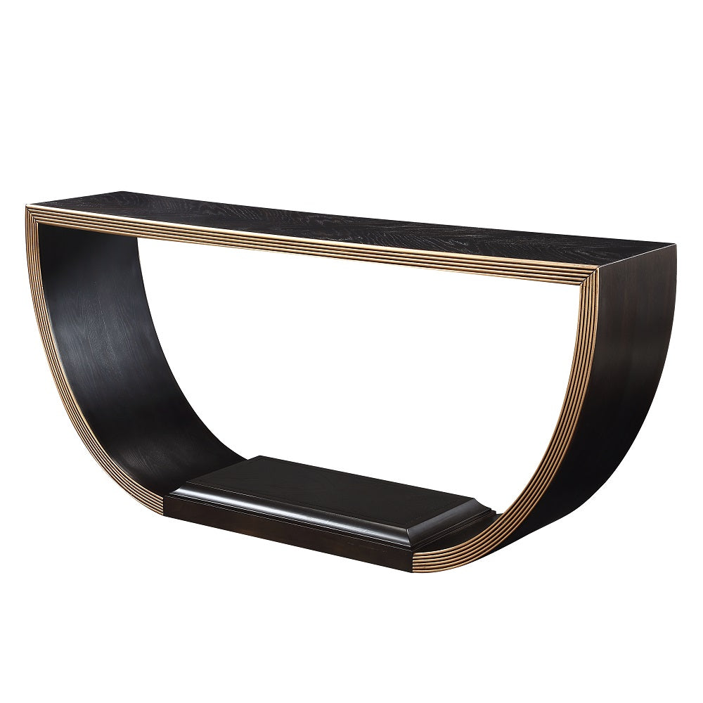 Maceo Half-Moon Console Table