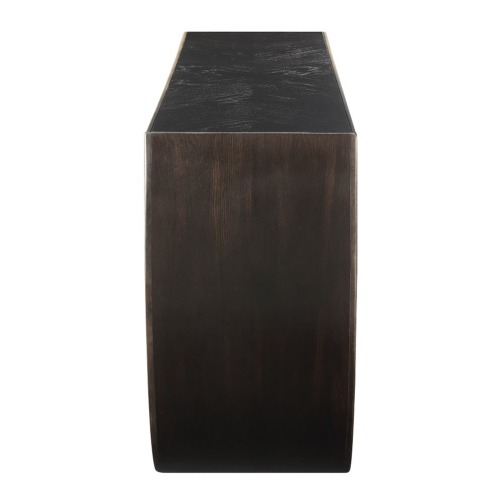 Maceo Half-Moon Console Table