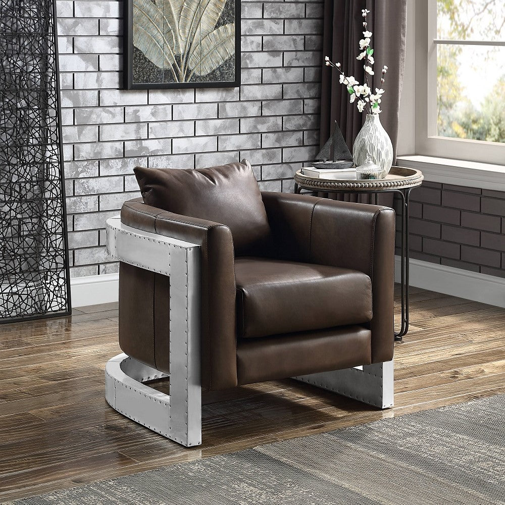 Betla Industrial Accent Chair