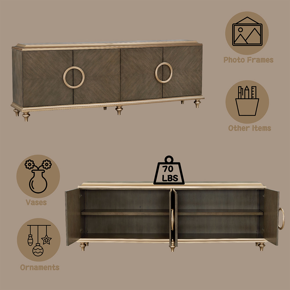 Ashtin 94" Console Cabinet