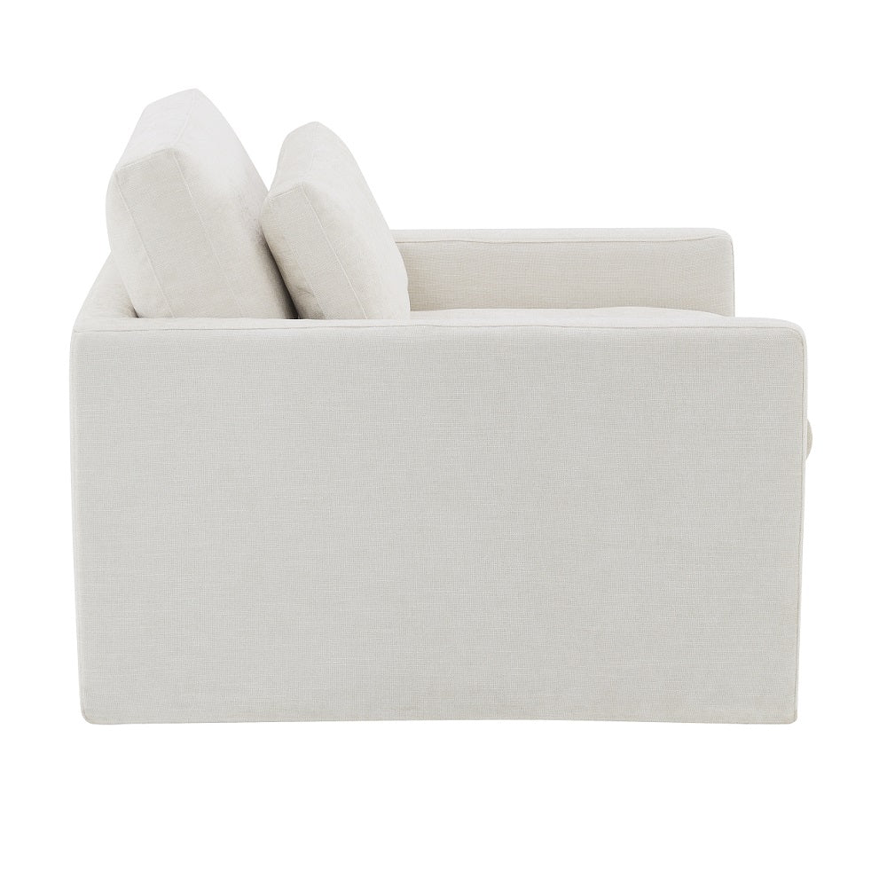Naveen Swivel Accent Chair with Pillow