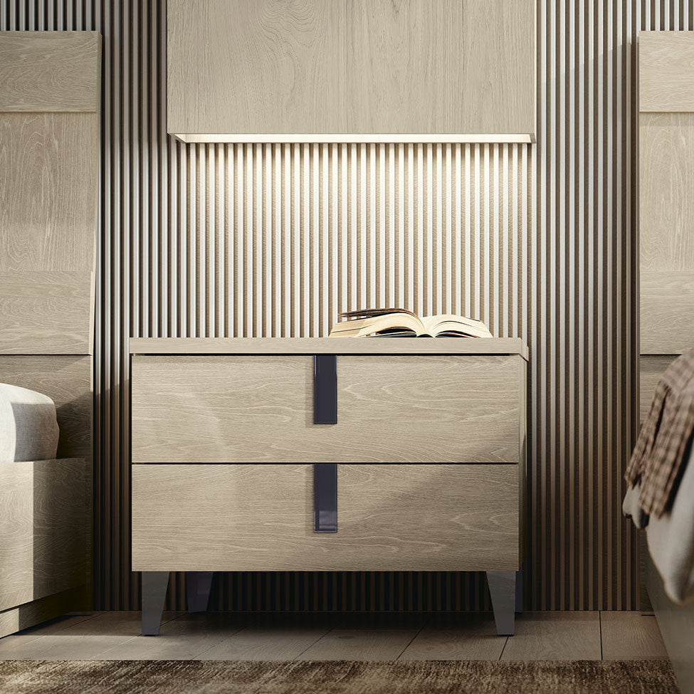 Kroma Sand Birch Bedroom Set