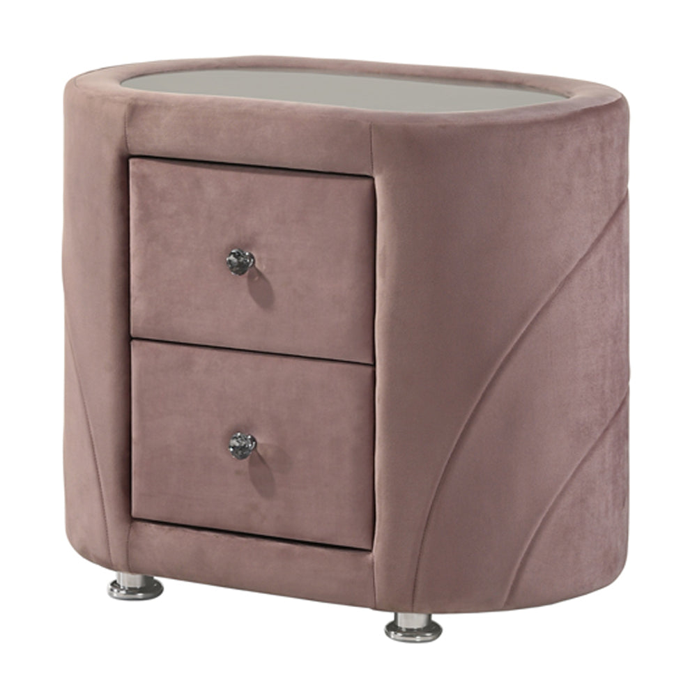 Salonia Art Deco Velvet Bedroom Collection