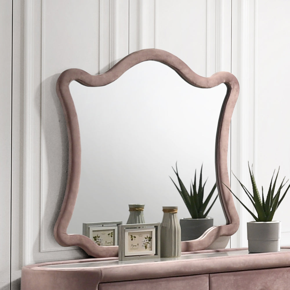 Salonia Upholstered Wall Mirror