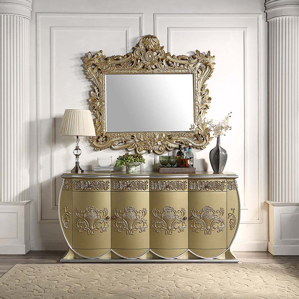 Bernadette Rococo Bench, Vanity Chair & Mirror