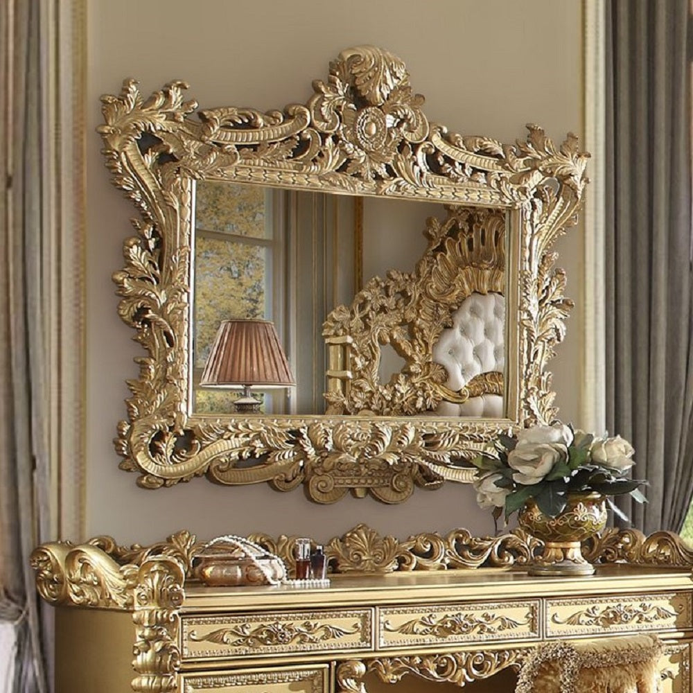 Bernadette Rococo Bench, Vanity Chair & Mirror