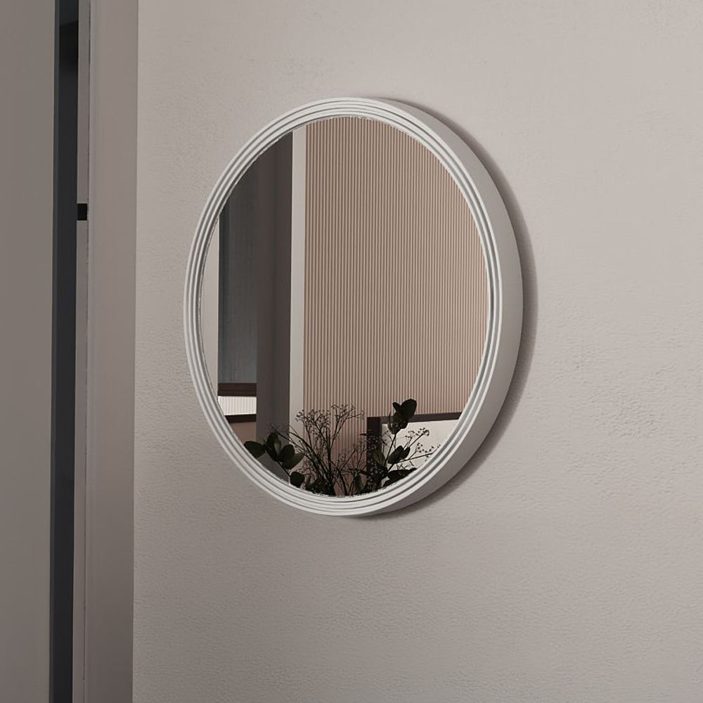 Carena Round Beveled Mirror