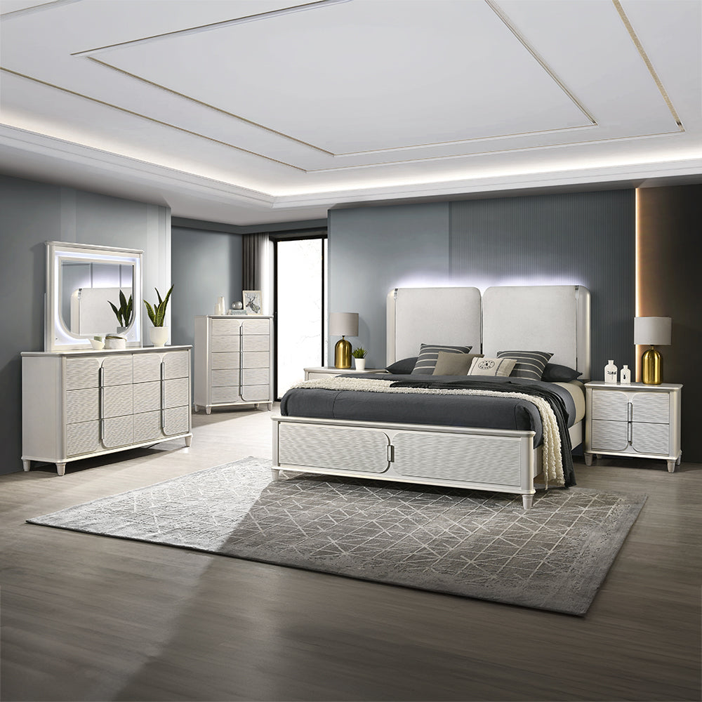 Laveda Boucle Bedroom Collection