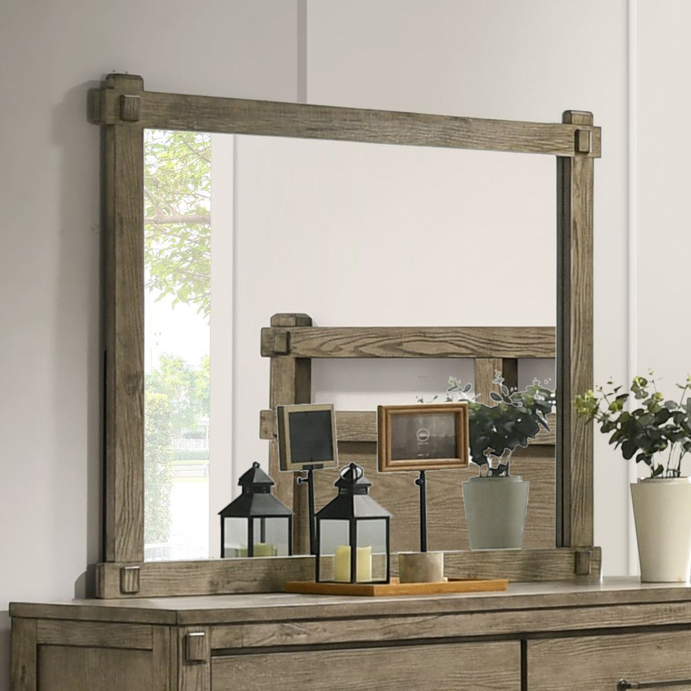 Colton Wood-Framed Dresser Mirror