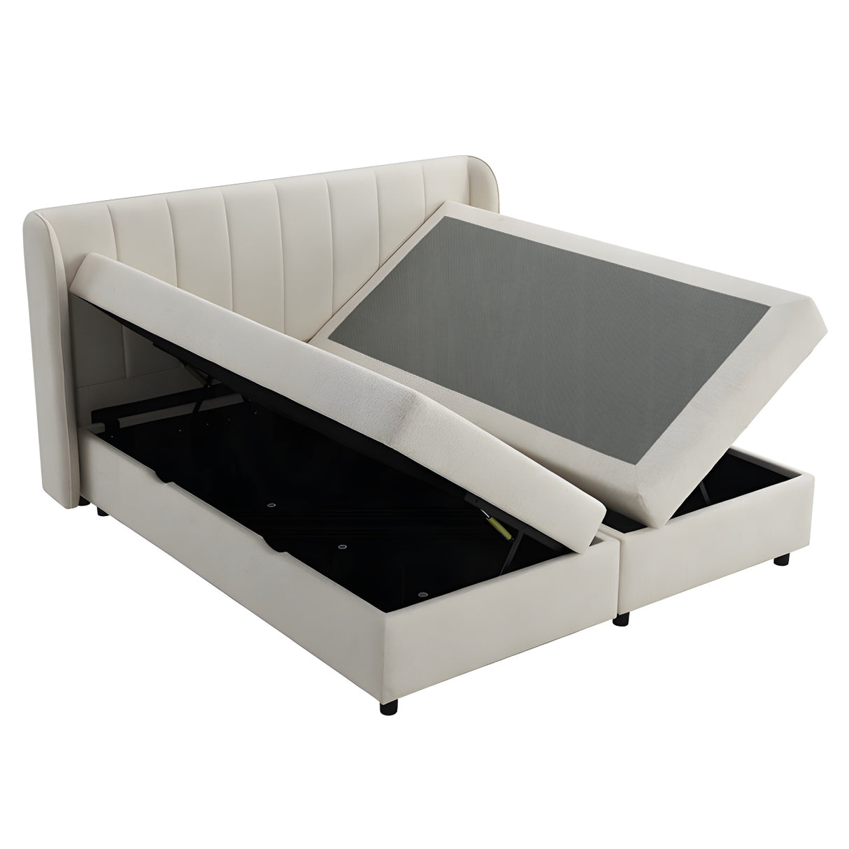 Adonia Queen Bed w/Storage Local Delivery (NY & NJ Only)