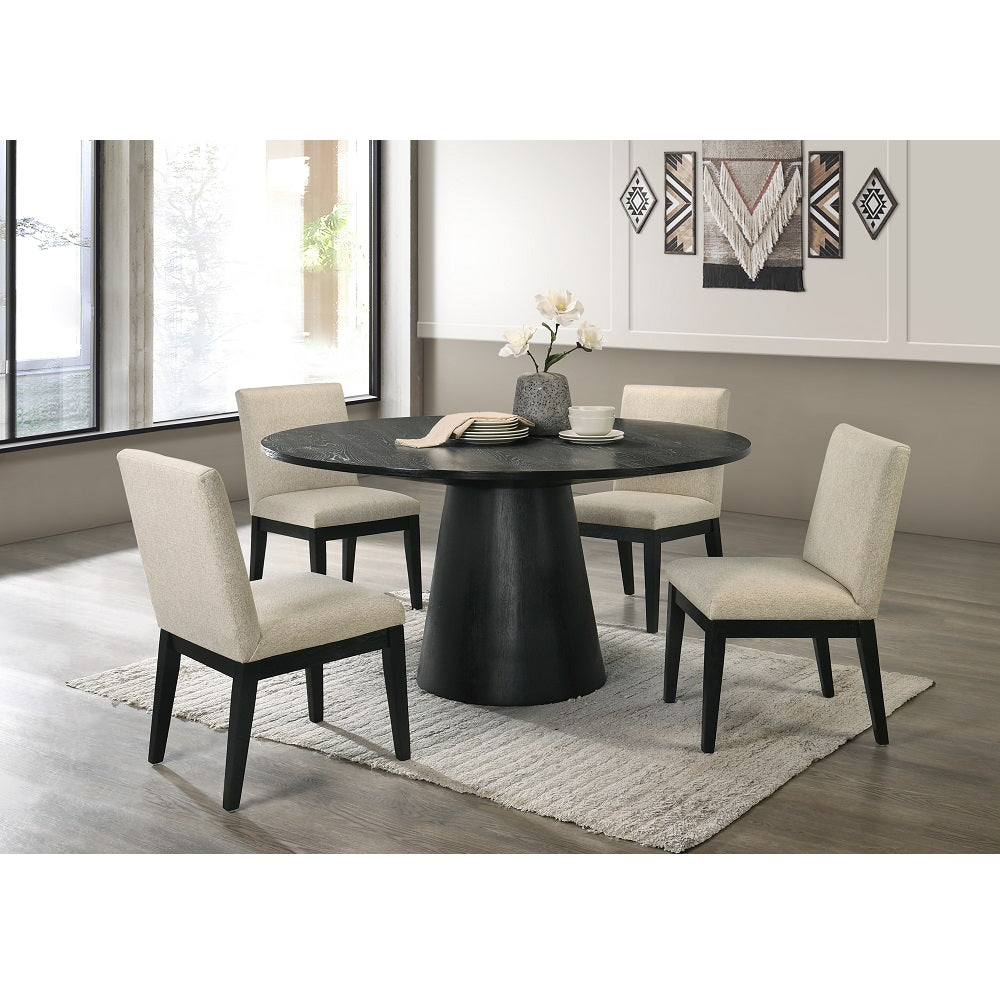 Froja Round Dining Table & Side Chairs
